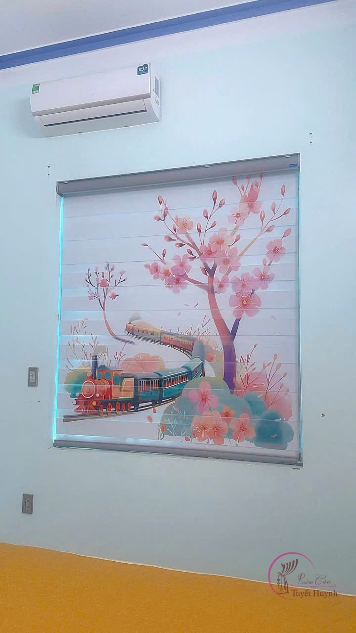 Rèm cầu vồng in tranh TH9-101 - Hình ảnh 4