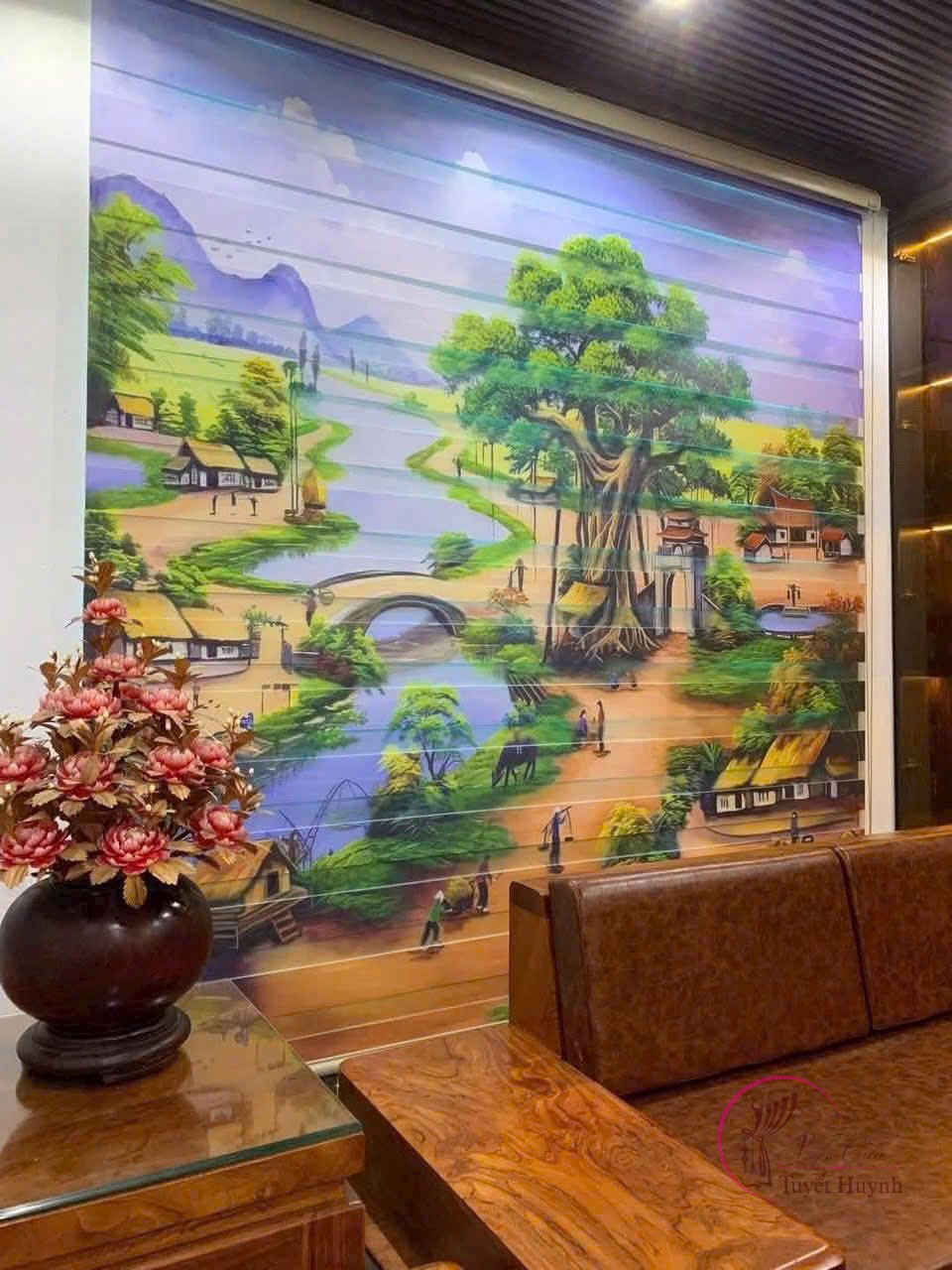 Rèm cầu vồng in tranh TH9-101 - Hình ảnh 9