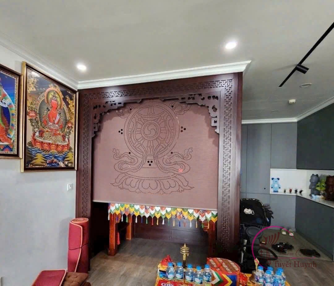 Rèm khắc laze xuyên sáng