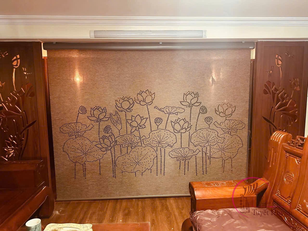 Rèm khắc laze xuyên sáng TH8-104 - Hình ảnh 5