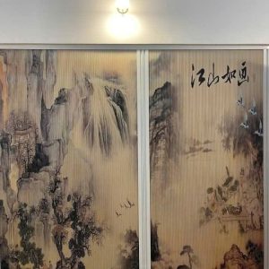 Vách tổ ong in tranh