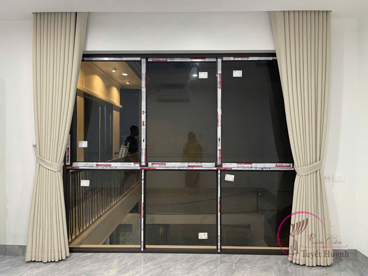 Rèm vải giá rẻ TH1-113 - Hình ảnh 3