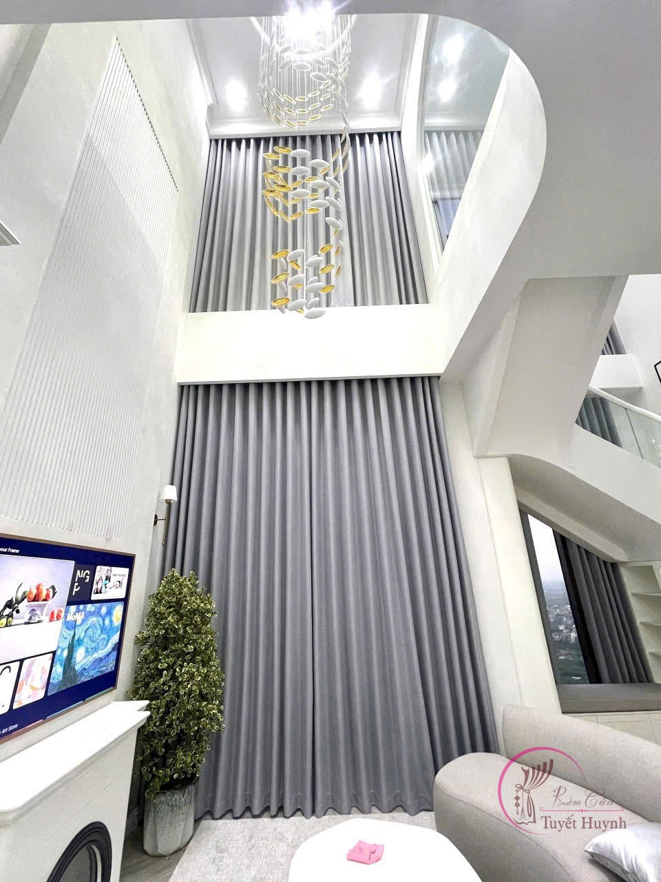 Rèm vải nhập khẩu TH1-308 - Hình ảnh 5