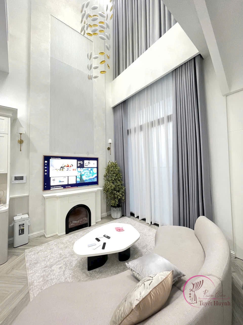 Rèm vải nhập khẩu TH1-308 - Hình ảnh 8