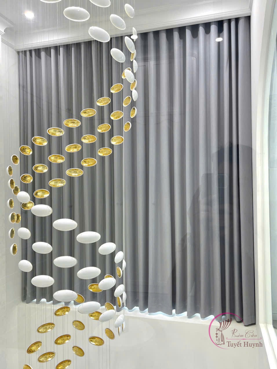 Rèm vải nhập khẩu TH1-308 - Hình ảnh 9