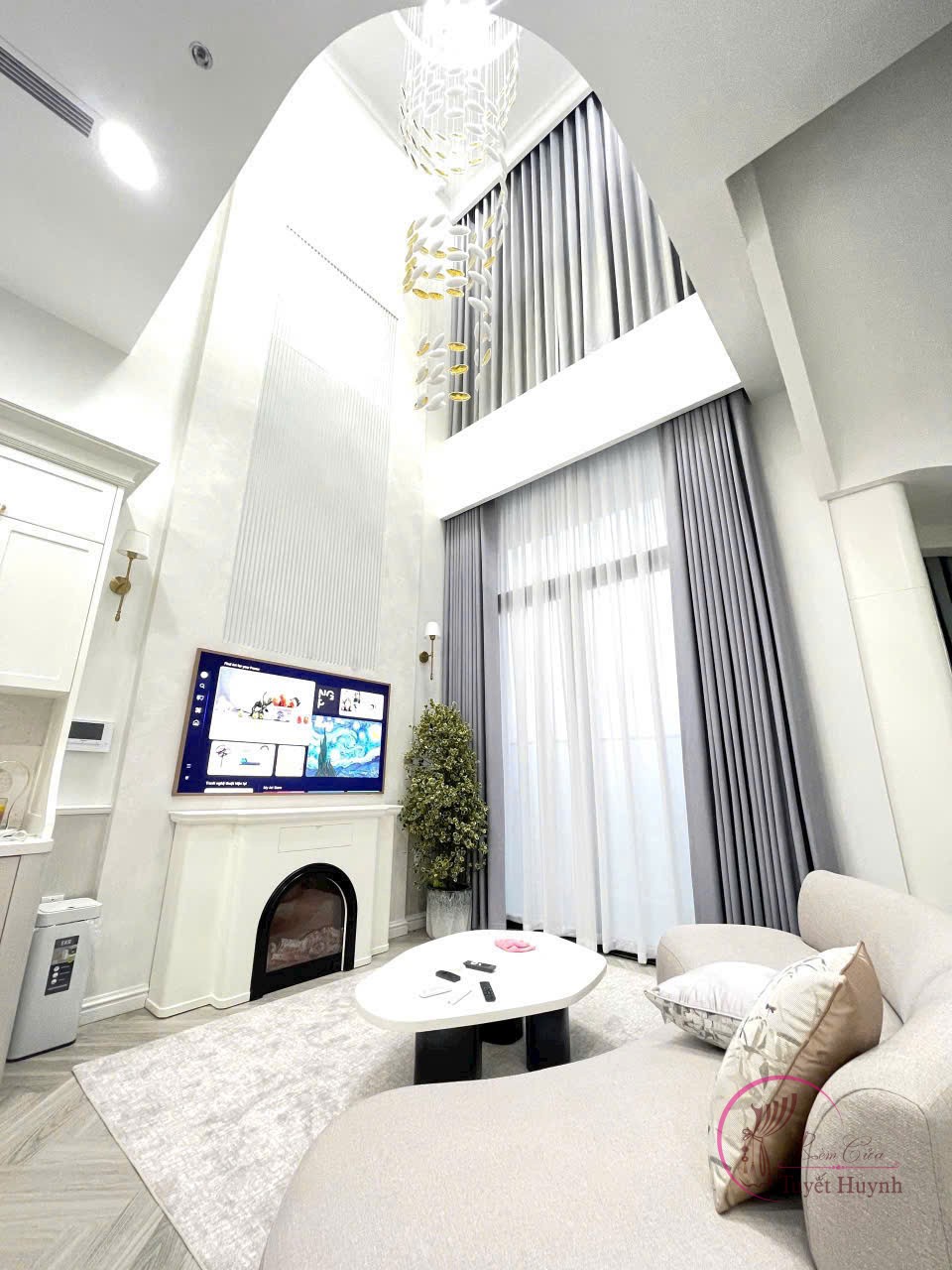 Rèm vải nhập khẩu TH1-308 - Hình ảnh 10