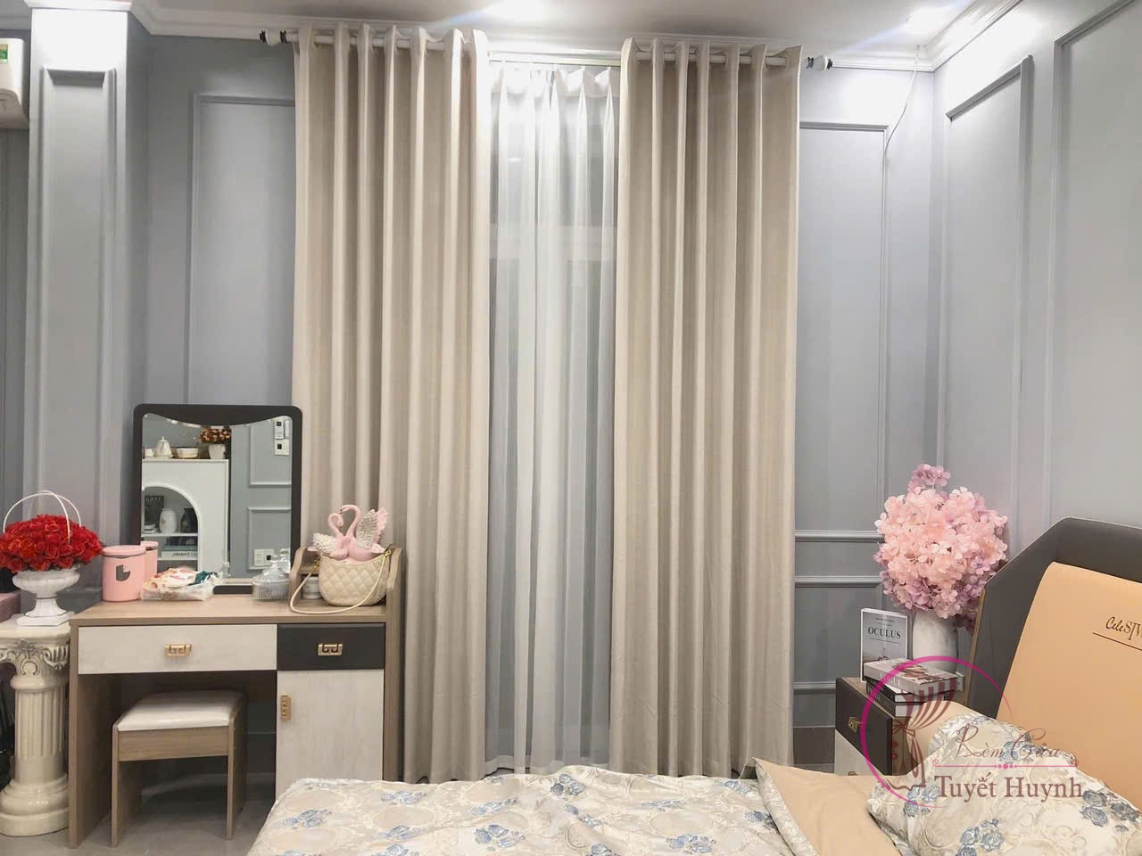 Rèm vải 2 lớp TH1-516 - Hình ảnh 2