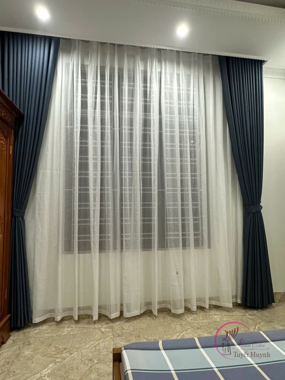 Rèm vải cửa sổ TH1-407 - Hình ảnh 4