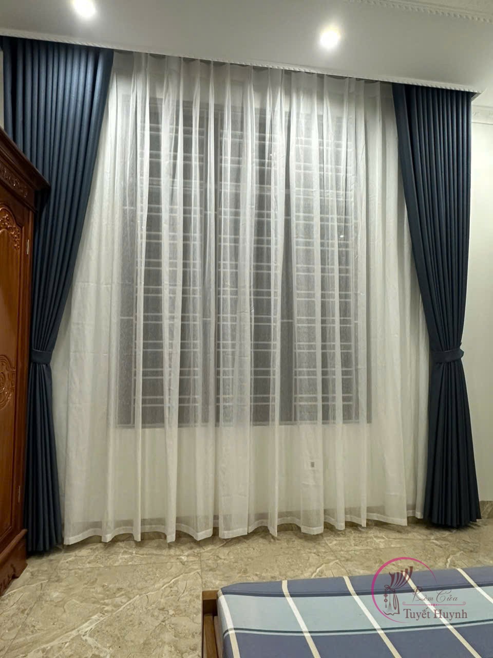 Rèm vải cửa sổ TH1-407 - Hình ảnh 5