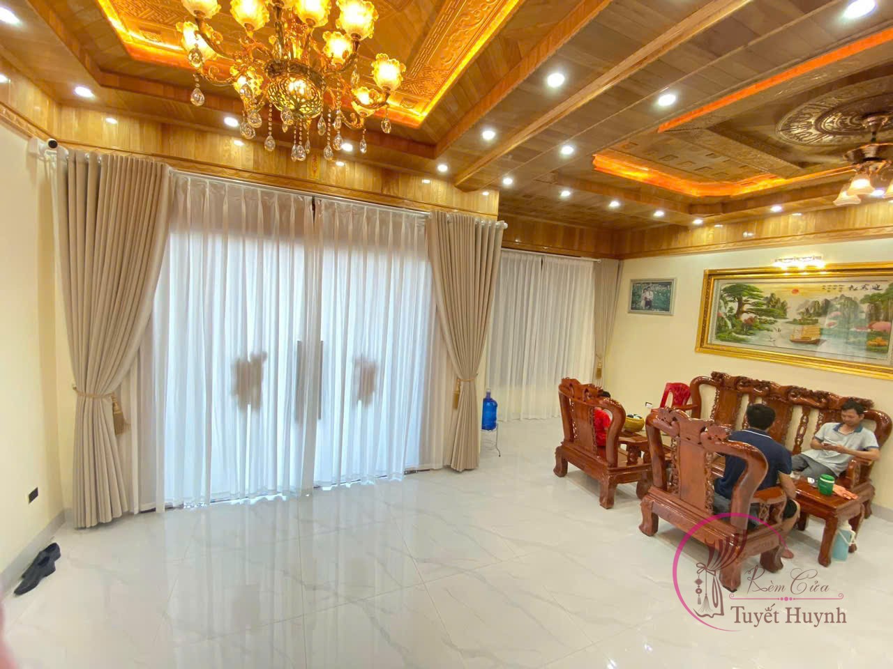 Rèm vải cửa sổ TH1-414 - Hình ảnh 6