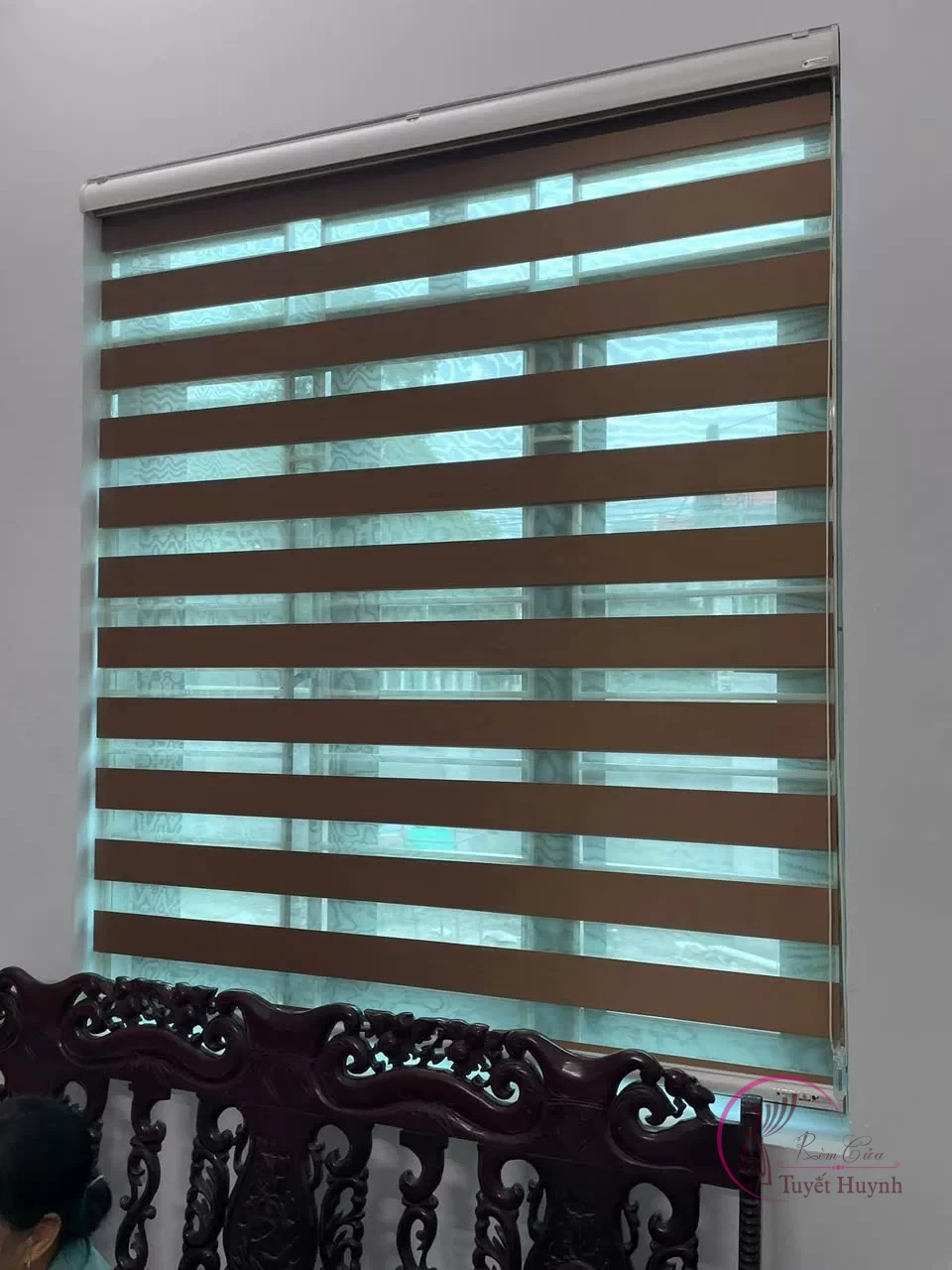 Rèm cầu vồng Hàn Quốc vàng đồng - Hình ảnh 5