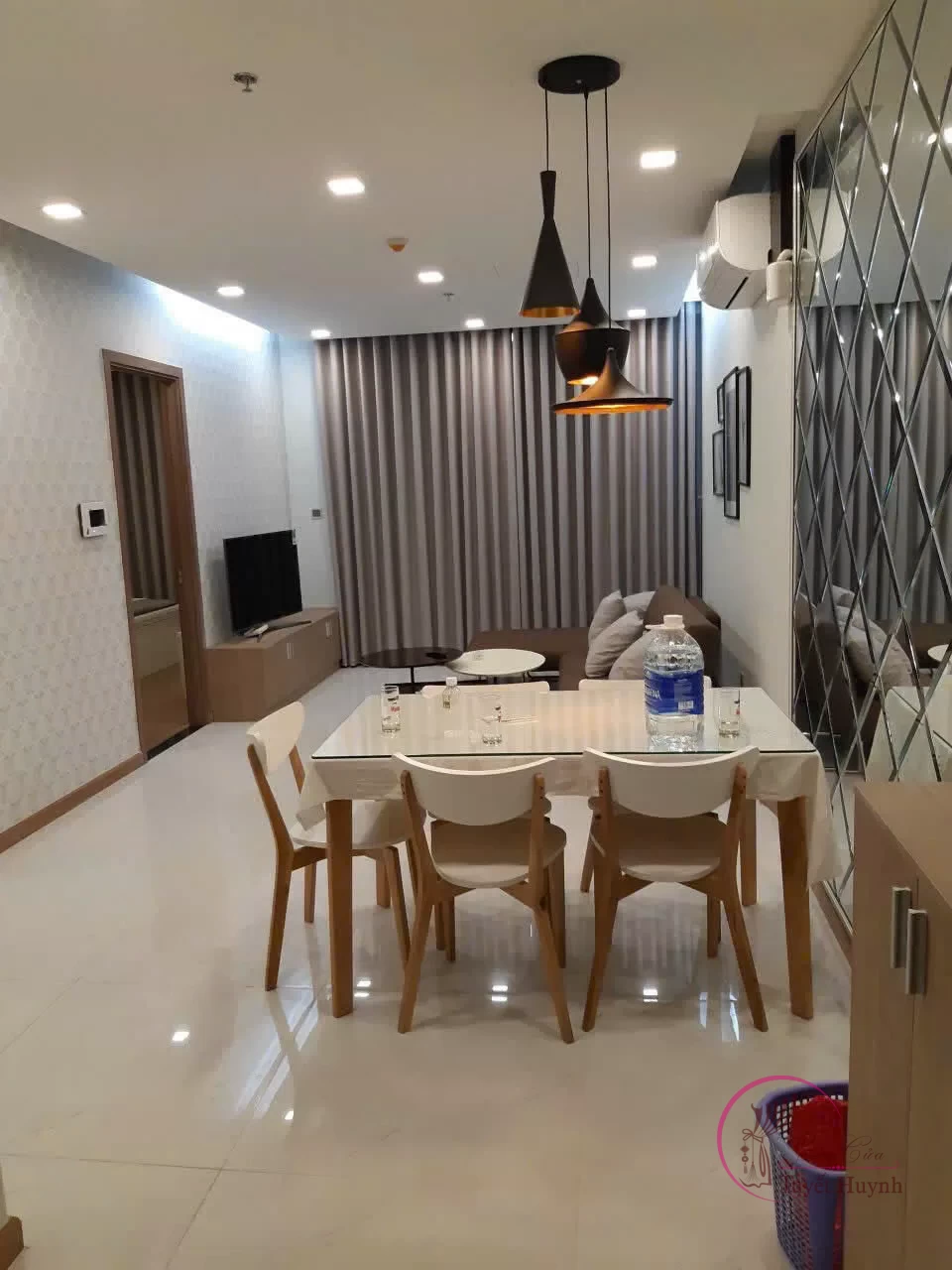 Rèm vải giá rẻ màu mắm tôm - Hình ảnh 6